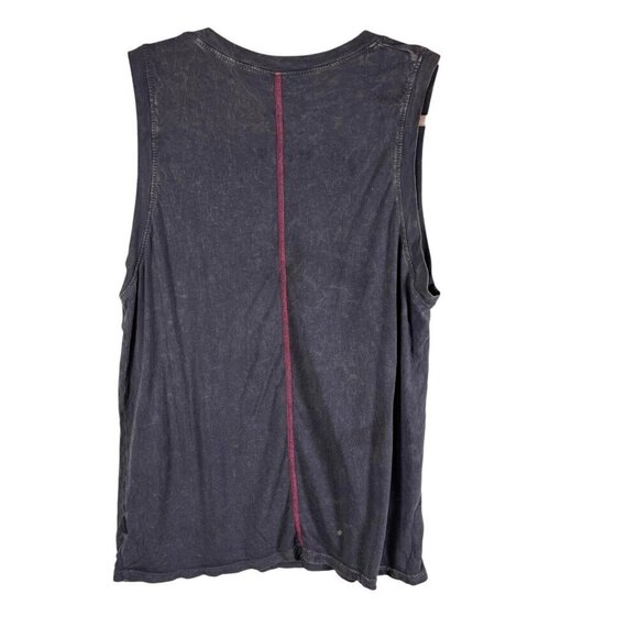 Peloton Distressed Gray Logo Tank Top Women's Size Small Athletic Biking Workout - Picture 2 of 8
